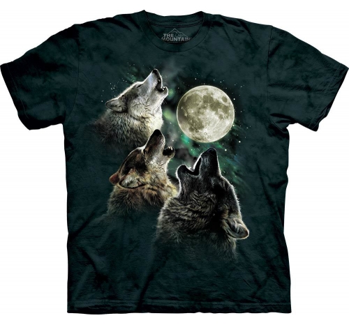 Футболка «Three Wolf Moon» с волком и Луной