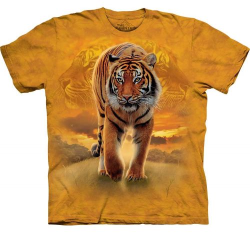 Футболка «Rising Sun Tiger» с бенгальским тигром на охоте