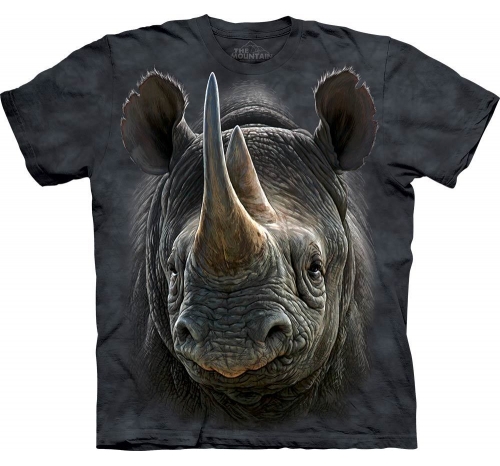 Футболка 3D «Black Rhino» с носорогом