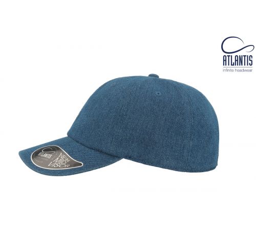 Бейсболка кепка Dad Hat цвет светло-синяя джинса