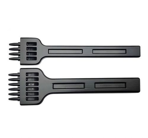 Набор пробойников (4 + 6 зубцов); шаг 4 мм; Ø пробоя 1 мм; облегчённые; несъёмные зубцы