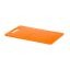 Доска (тонкая вырубная плита) из пластмассы; размер 270х160х6 мм; оранжевая