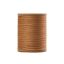 Светло-коричневые круглые вощёные нитки (полиэстер, толщина 0.8 мм, 70 метров на катушке)