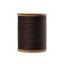 Тёмно-коричневые круглые вощёные нитки (полиэстер, толщина 0.8 мм, 70 метров на катушке)