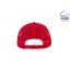 Бейсболка кепка Rapper Canvas цвет тёмно серый-красный