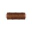 Коричневые нитки (нити) для кожи вощёные, плетёные (плоские); ширина 0.8 мм; 25 м в катушке