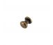 Кобурная кнопка (металл, оттенок - антик бронза); диаметр крепёжной головки 8 мм; цена за 10 шт.