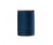 Тёмно-синие (оттенок deep)круглые вощёные нитки (капрон, толщина 0.8 мм, 50 метров в катушке)